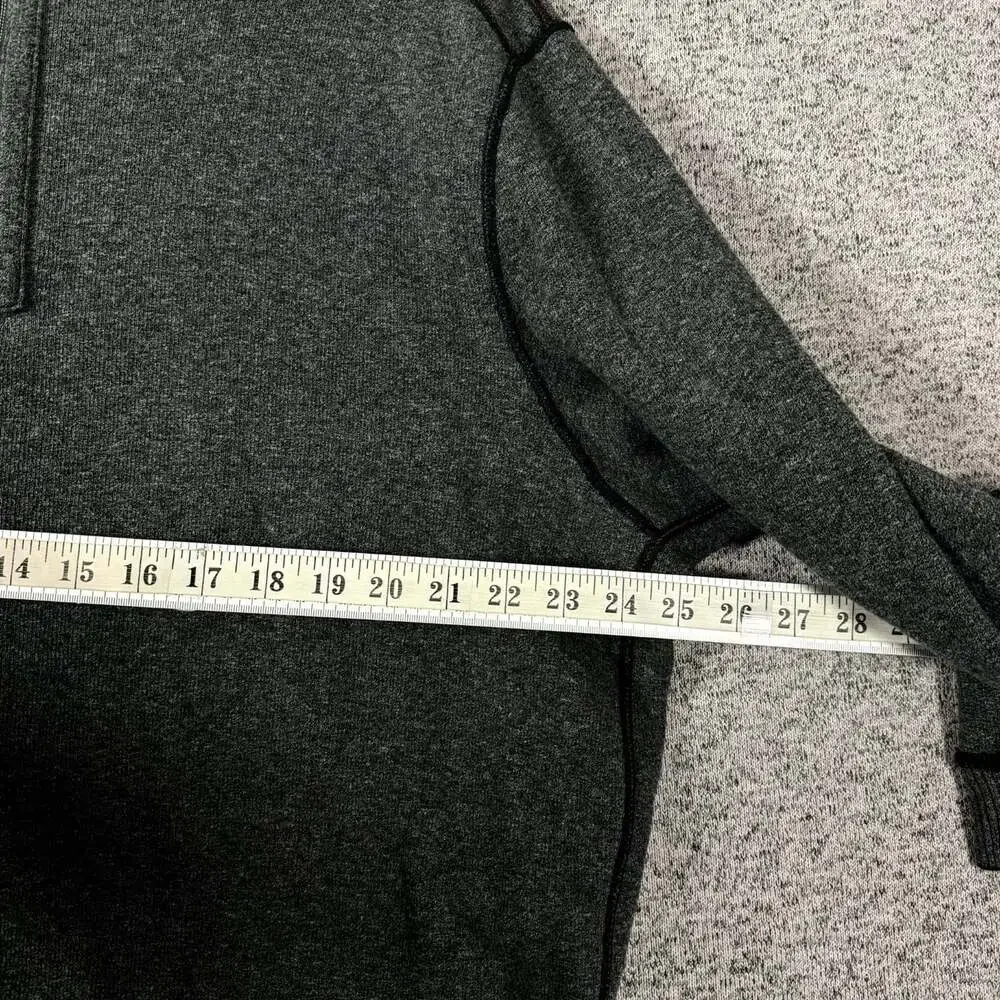 Tommy Bahama Men's Size XL Gray Long Sleeve 1/4 Zip Cotton Pullover Sweater